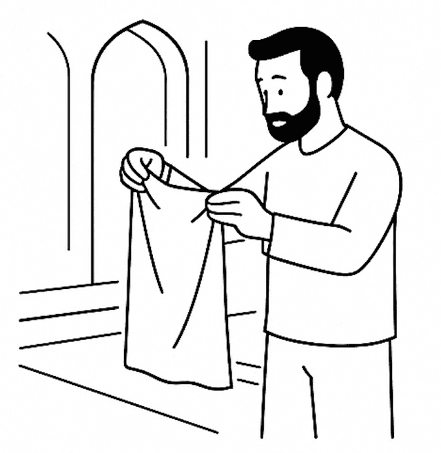 Illustration : utilisation du Pocket-Qamis à la mosquée