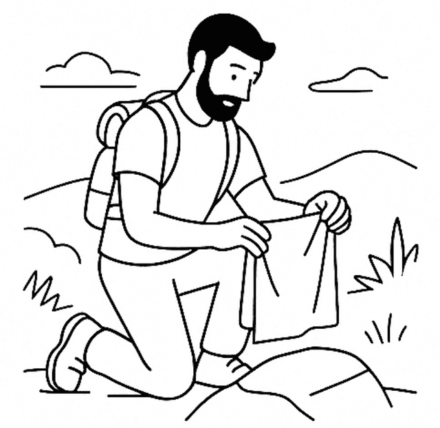 Illustration : utilisation du Pocket-Qamis dans la nature